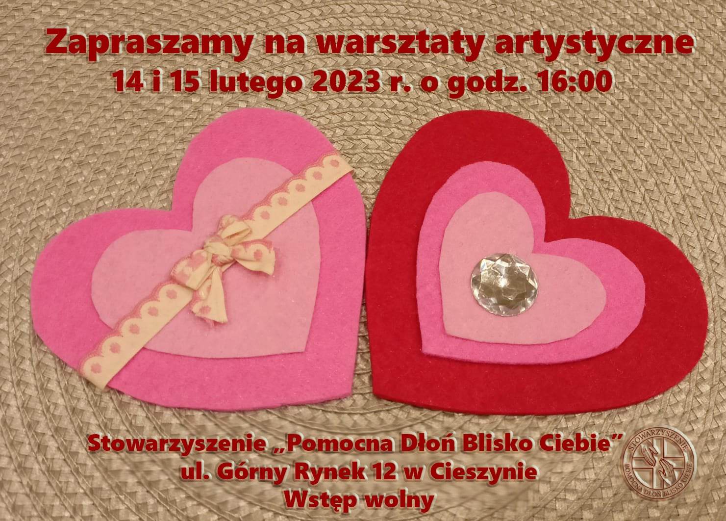 Serduszka z filcu (fot. materiał  Stowarzyszenia 